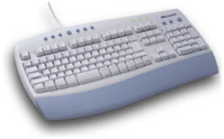Keyboard with Numeric Keypad